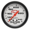 2-5/8" WATER TEMPERATURE, 120-240 F, GM WHITE